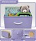 Sorbus Nightstand with 2 Drawers - Steel Frame, Wood Top & Easy Pull Fabric Bins - Great for Home, Bedroom, Office & College Dorm